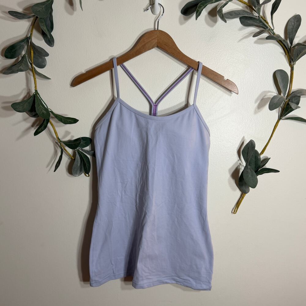 Lululemon Periwinkle Y Back Tank